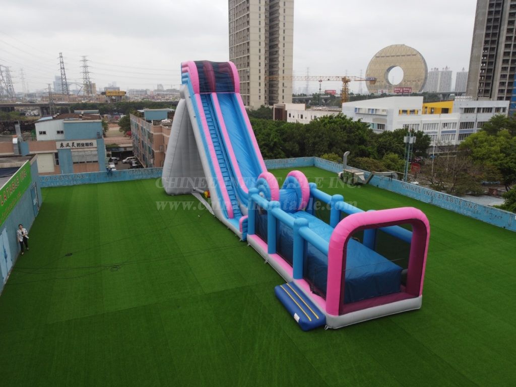 T8-4182 11-Meter High Giant Inflatable Slide With Airbag