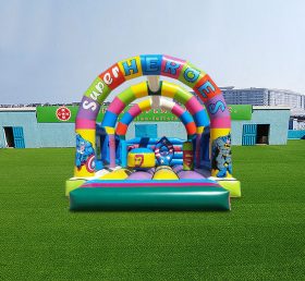 T2-4372 Superhero Bouncy Castle