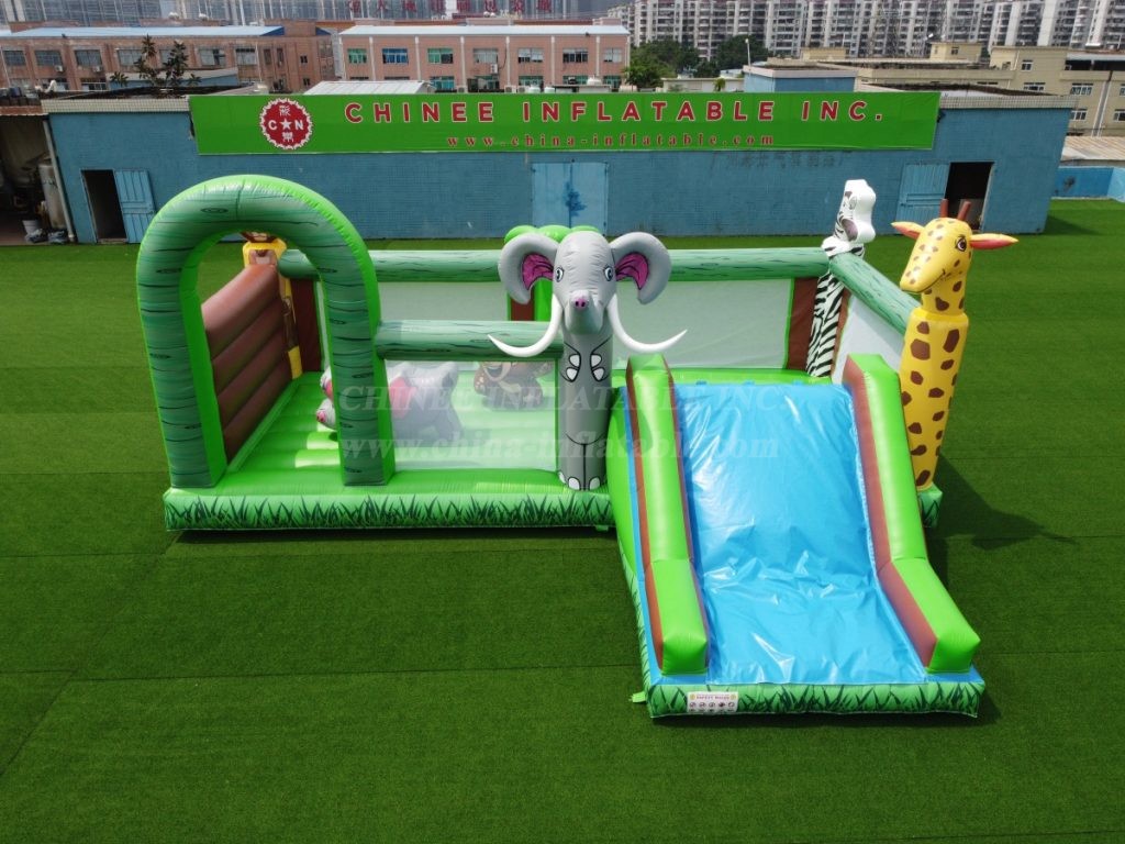 T2-4707 Jungle Inflatable Combo