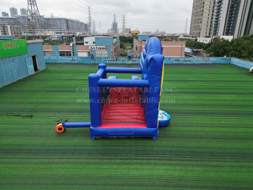 T2-4708 Sonic Bouncy Castle With Slide