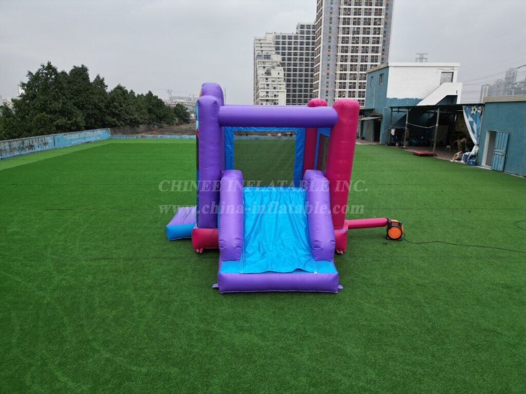 T2-4595 Disney Frozen Bouncy Castle With Slide