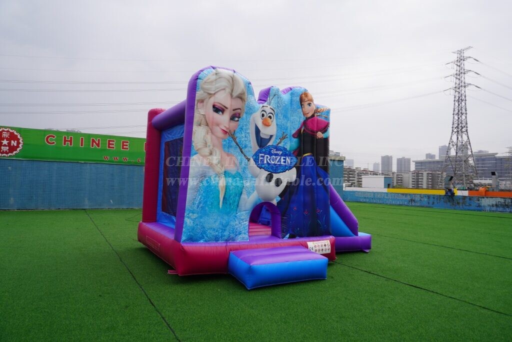 T2-4595 Disney Frozen Bouncy Castle With Slide