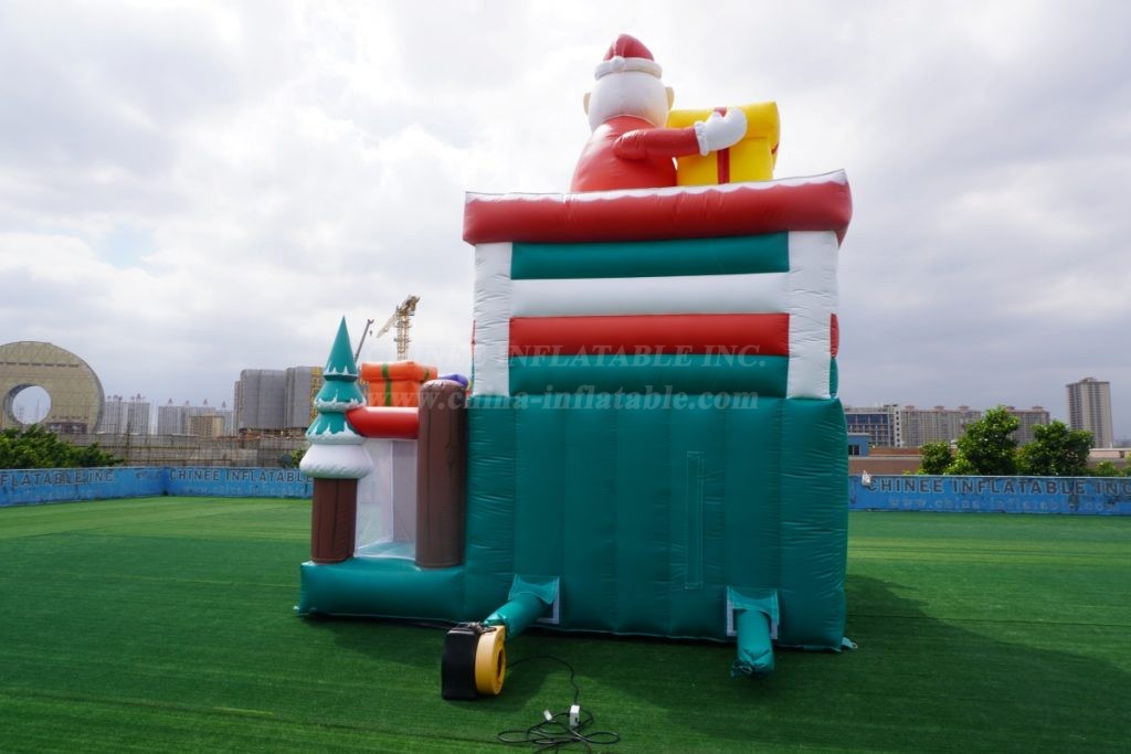 T2-6006 Christmas Bouncy Castle With Slide