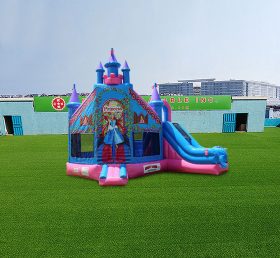 T2-4619 Disney Princess Jumping Castle With Slide