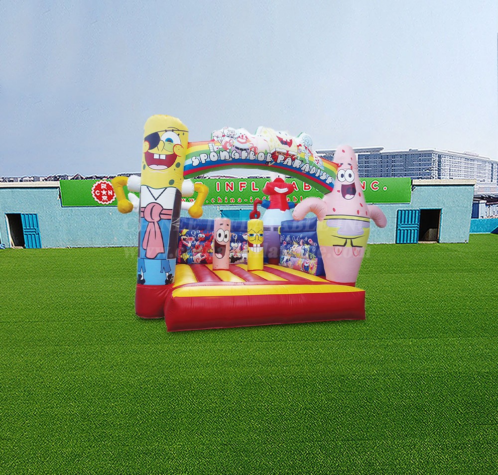 T2-4640 Spongebob Bouncy Castle