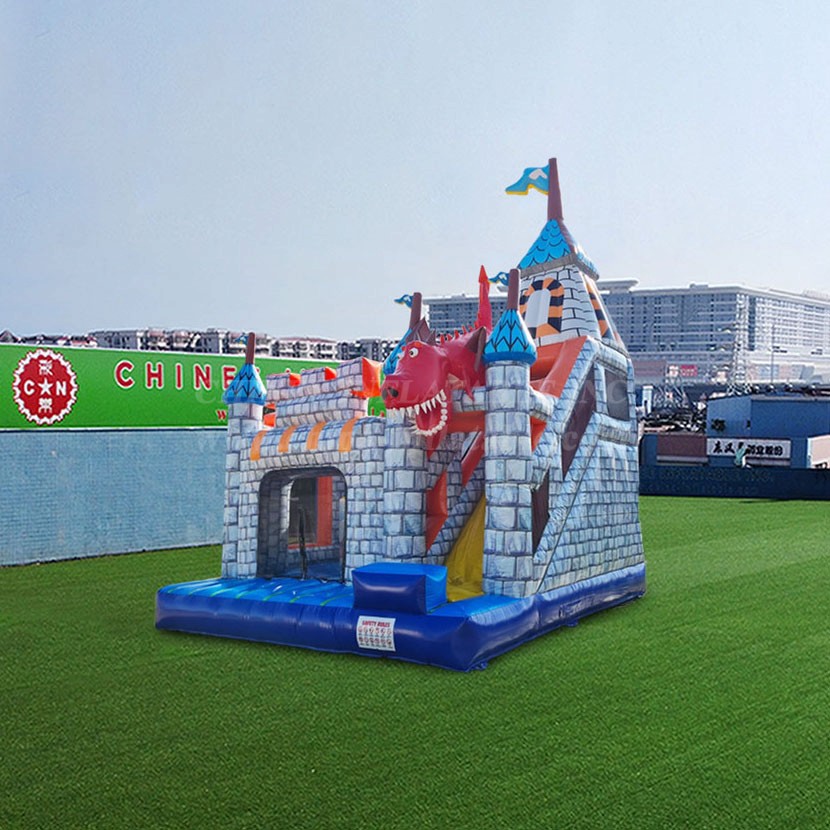 T2-4797 Dragon Castle With Slide