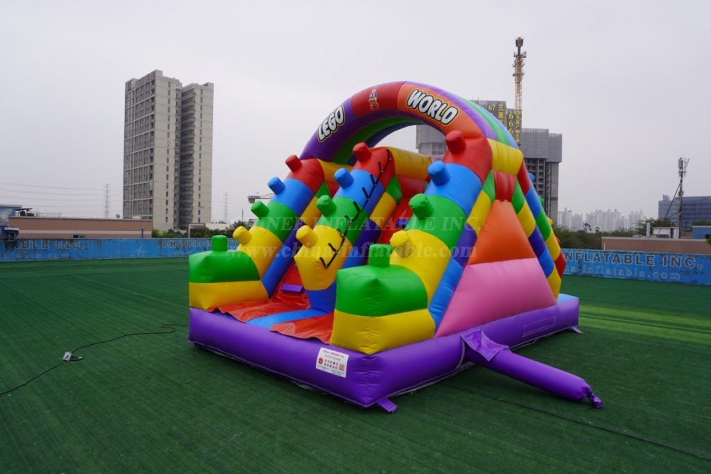 T8-164B Lego Inflatable Slide