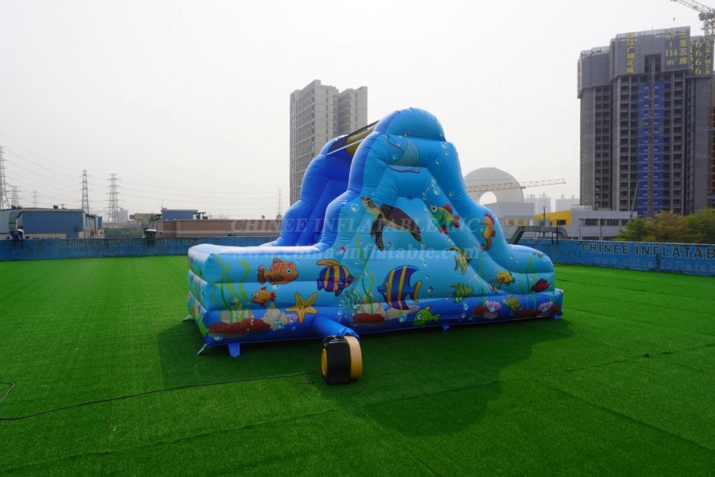 T10-490 Mini Underwater World Inflatable Slide