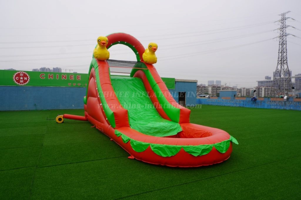 T8-1054B Cute And Fun Inflatable Duck Water Slide