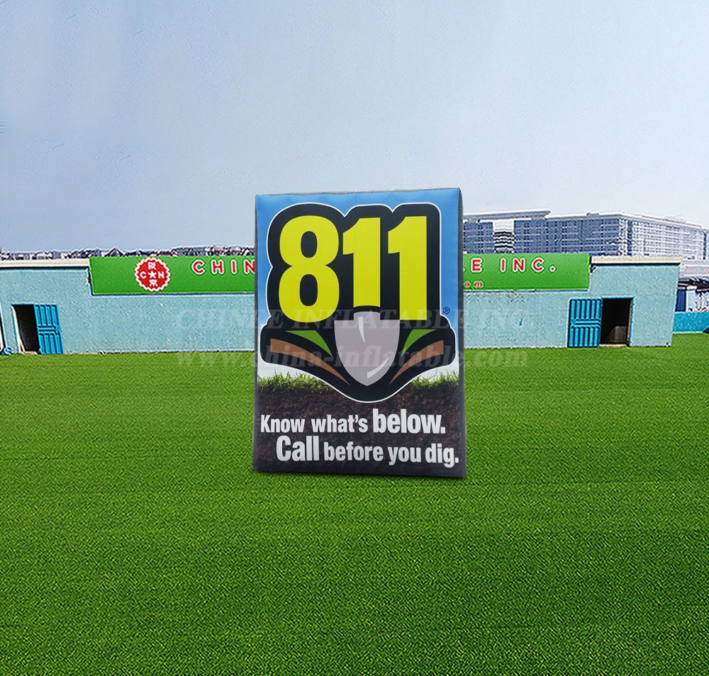 S4-455 Inflatable Sign For Underground Line Telephone Location