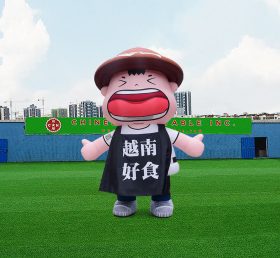 S4-598 Customized Design Inflatable Costume Boy For New Restaurant Promotion Decoration