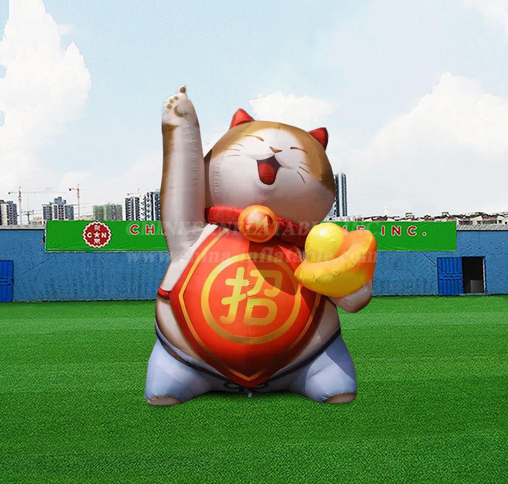 S4-613 Advertising Inflatable Cartoon Lucky Cat