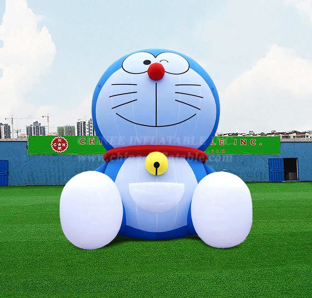 S4-621 Giant Cartoon Advertising Inflatable Movie Character Blue Doraemon