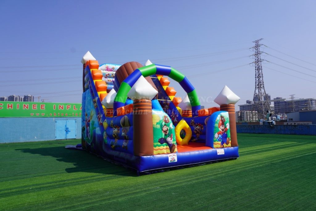 T8-1506D Super Mario Inflatable Slide