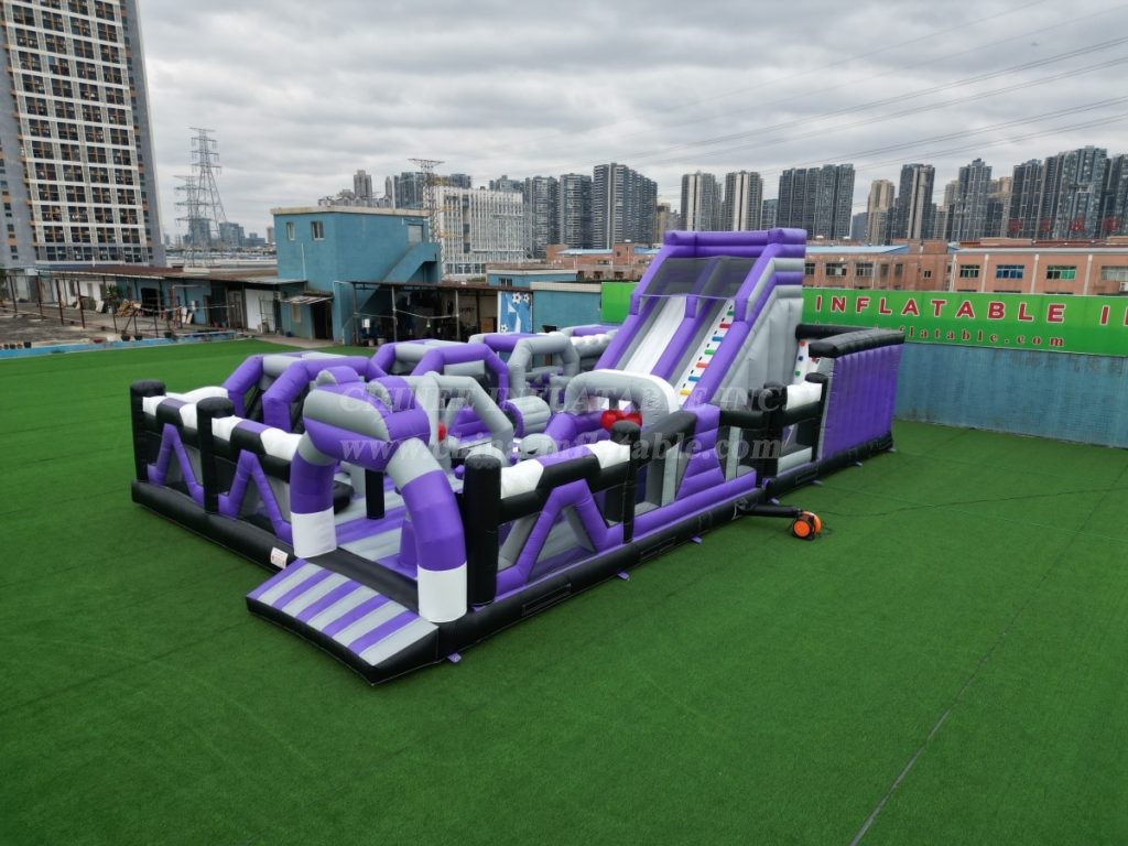 GF2-118 Commercial Inflatable Park with Slide & Climbing Wall