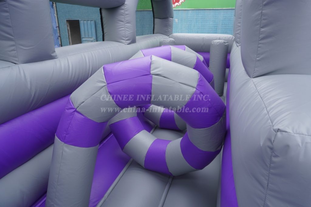 GF2-118 Commercial Inflatable Park with Slide & Climbing Wall