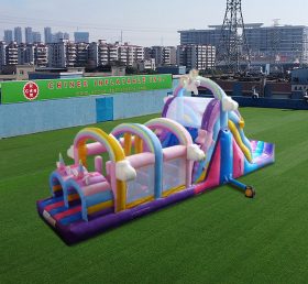 T7-1828 Unicorn Inflatable Obstacle Course