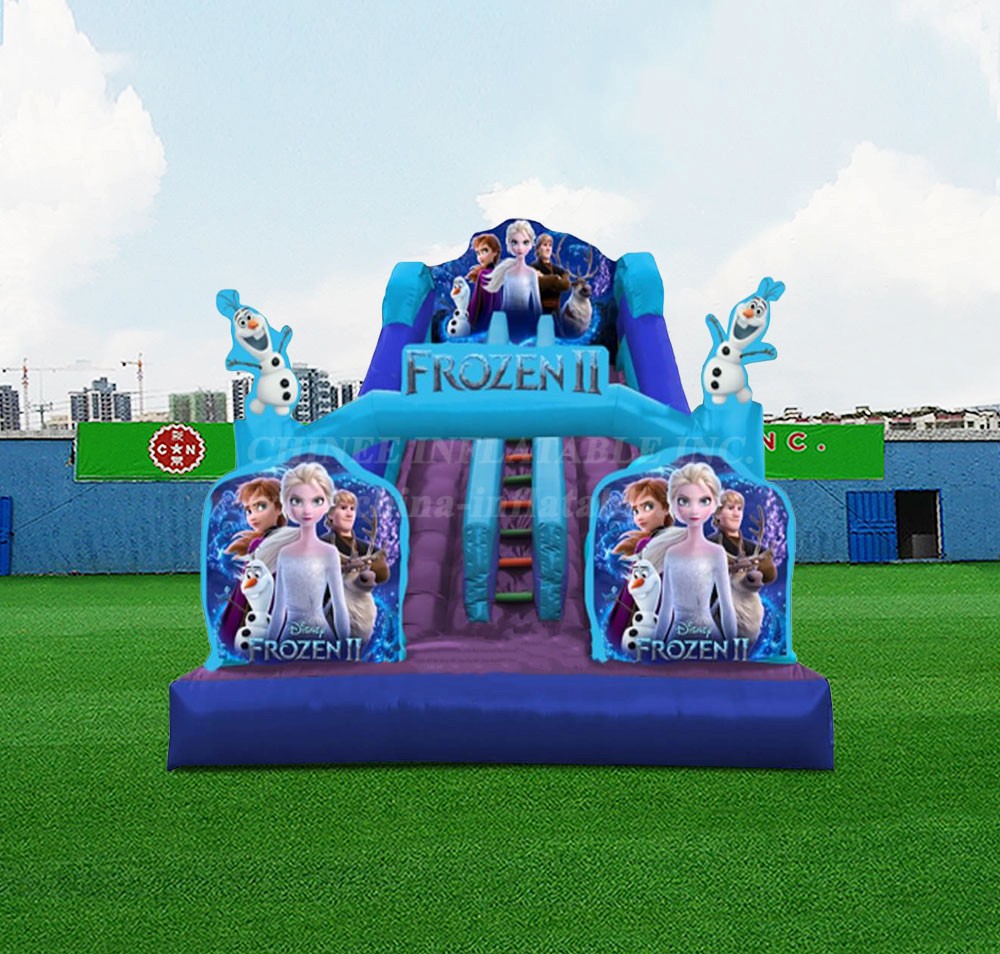 T8-4533 Frozen 2 inflatable dry slide