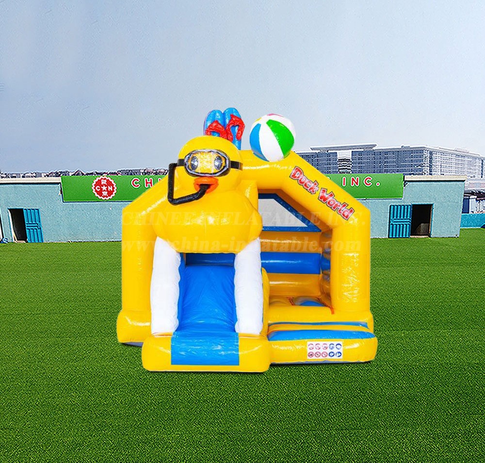 T2-7078 Slide Combo Rubber Duck Bounce House