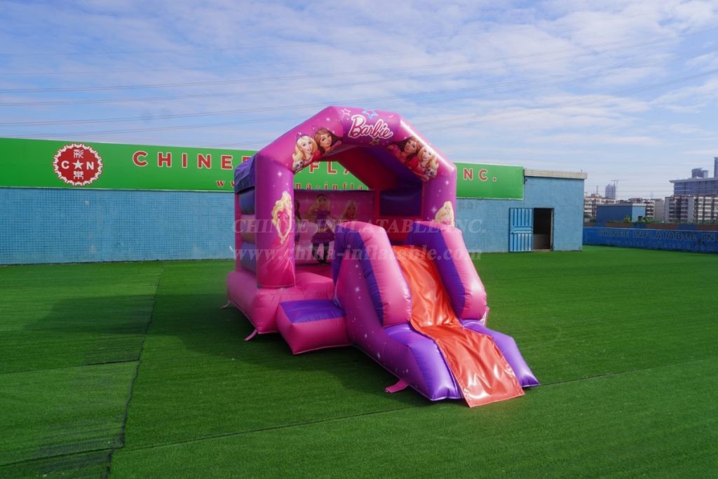 T2-1054D Barbie Bouncy Castle With Slide