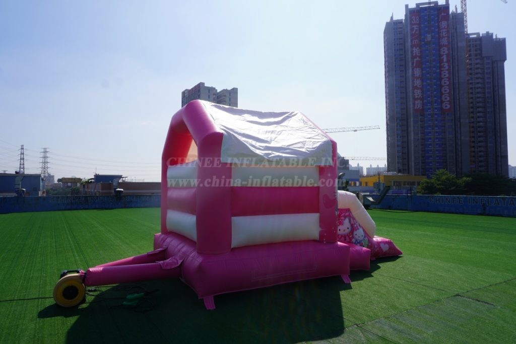 T2-1054C Hello Kitty Bouncy Castle With Slide