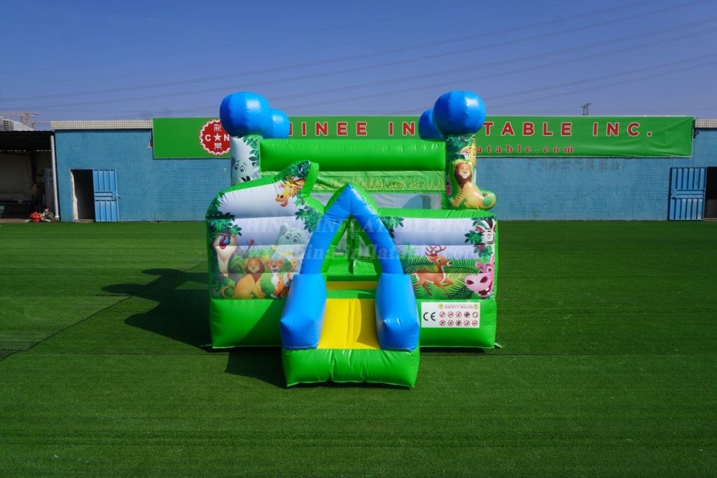 T2-009D Jungle Theme Bounce House