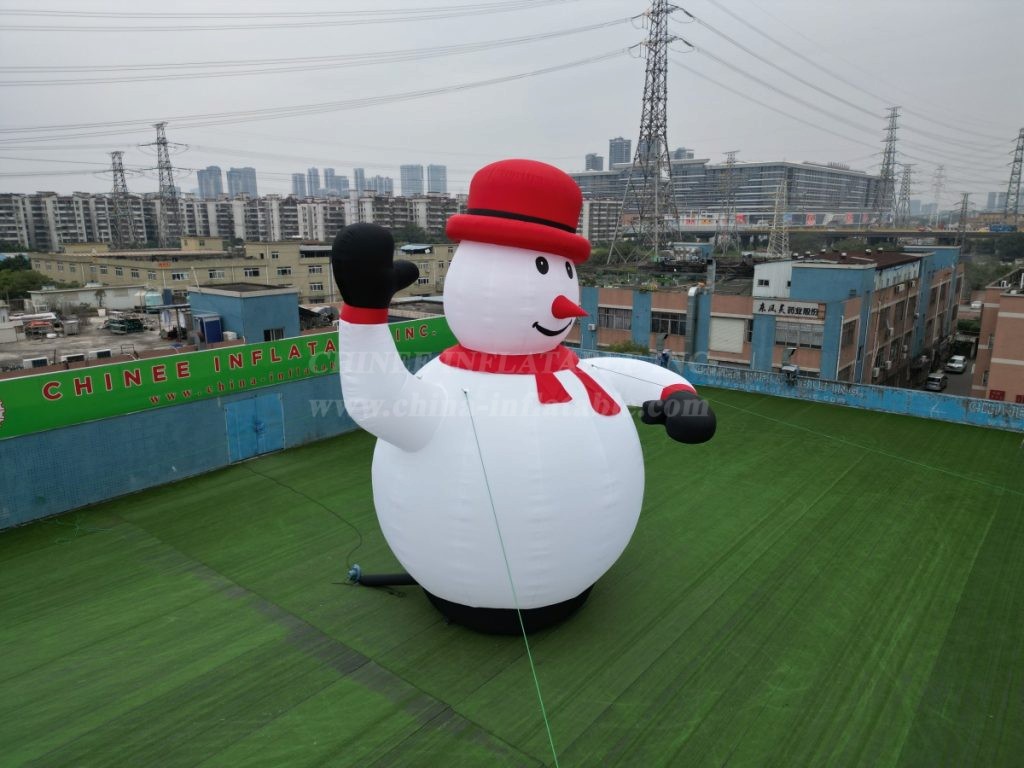 C1-111B Inflatable Christmas Snowman