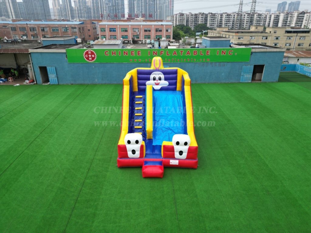 T8-108B Rabbit theme inflatable slide