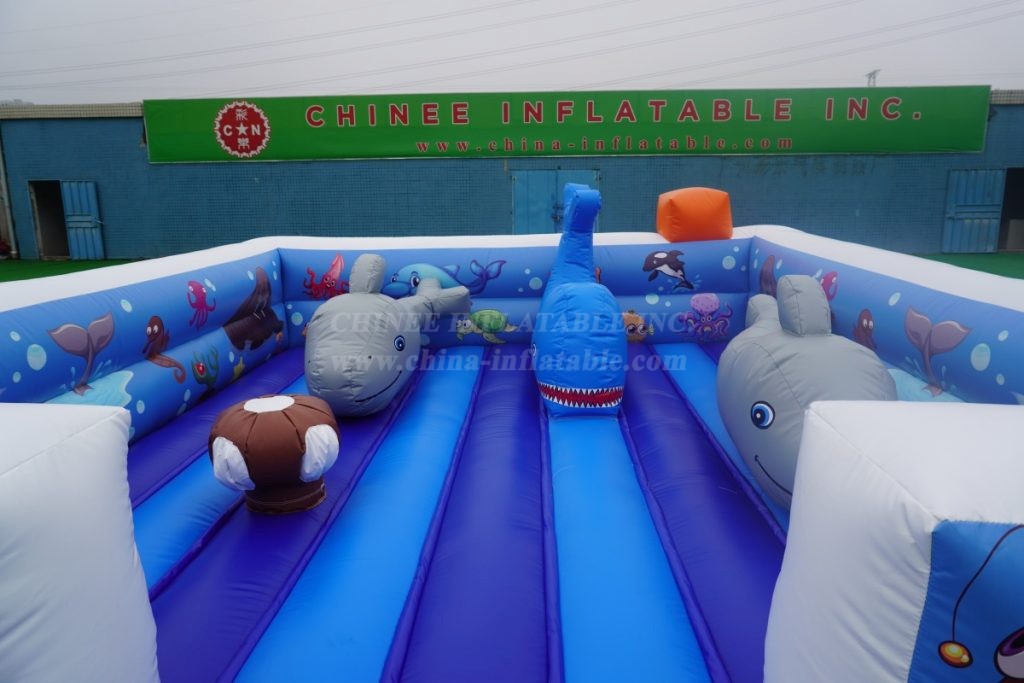 T6-5000 Ocean Themed Inflatable Bouncer