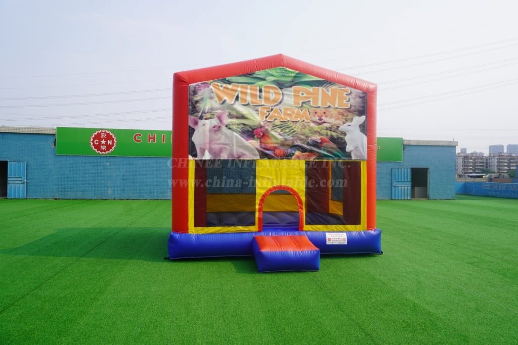 T2-2781B Wild Pine Farm Bounce House