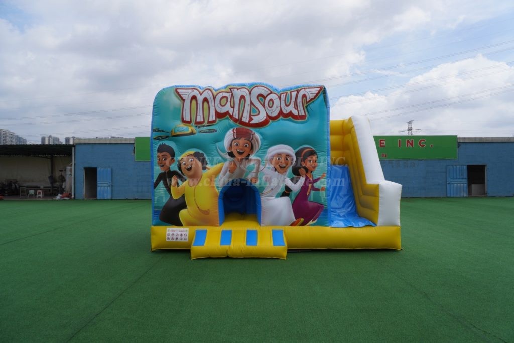 T2-4200D Mansour Cartoon Bouncy Castle