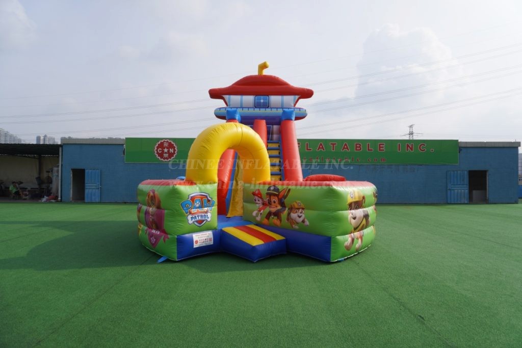 T8-1408B Paw Patrol Themed Inflatable Slide