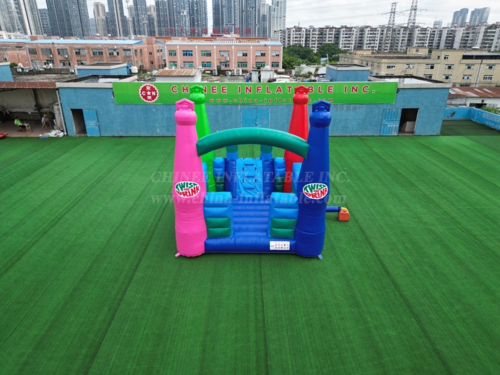 T2-8200 bottle shaped inflatable bounce house