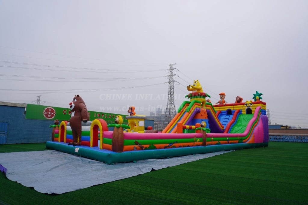 T6-805B Boonie Bears Theme Inflatable Park