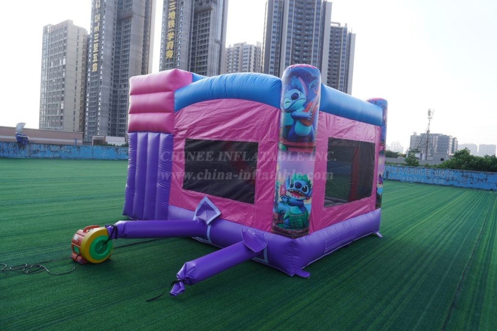 T5-682F Stitch Theme Bouncy Castle