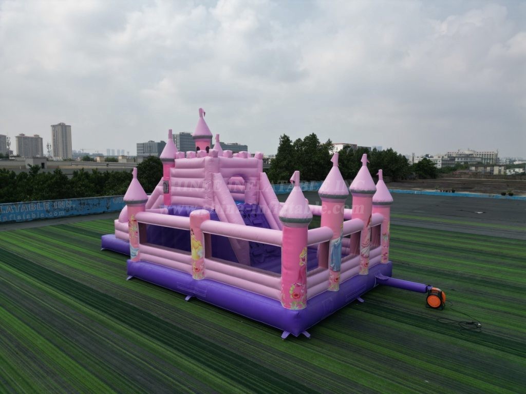 T2-8391 Princess Parties Inflatable Castles
