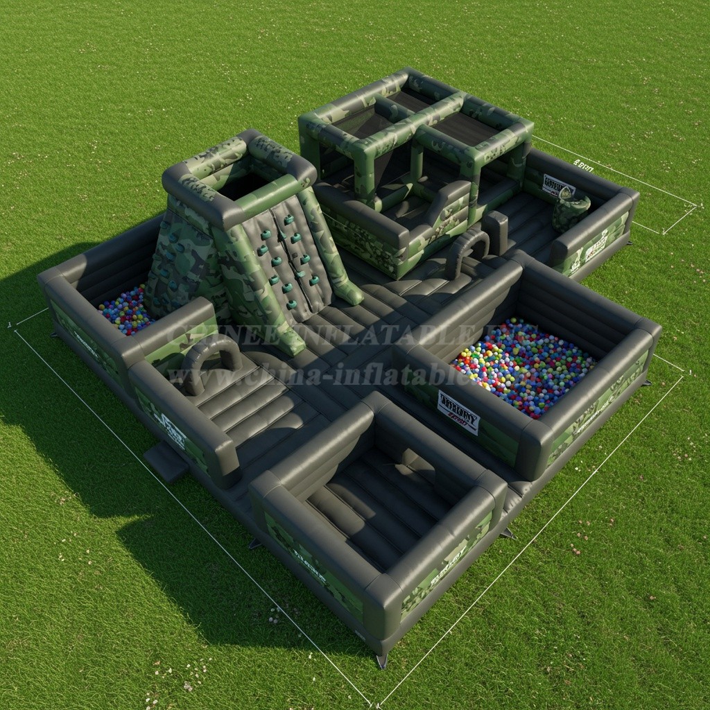GF2-227 military style Inflatable Park