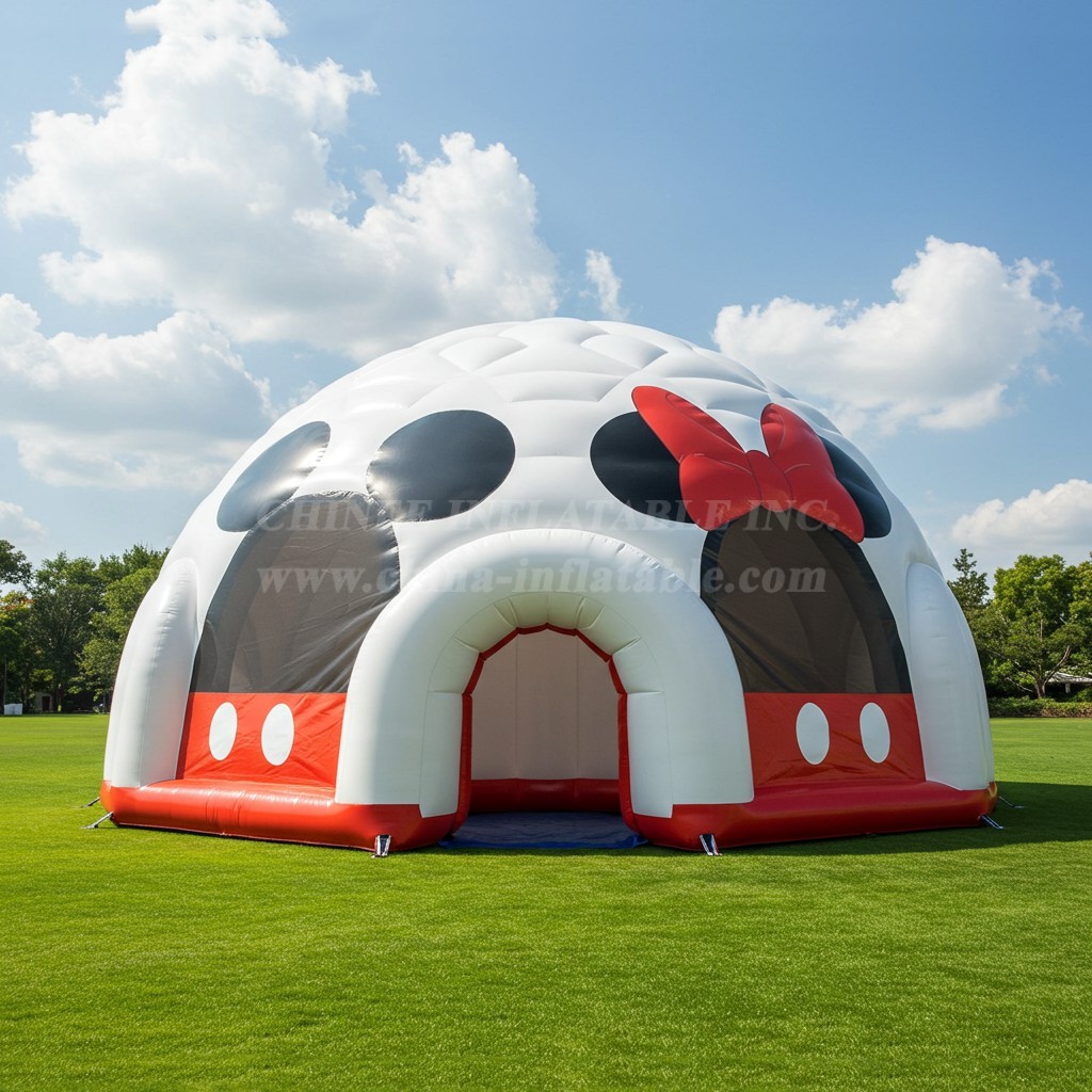 Tent1-4932 Mickey Minnie Inflatable Dome