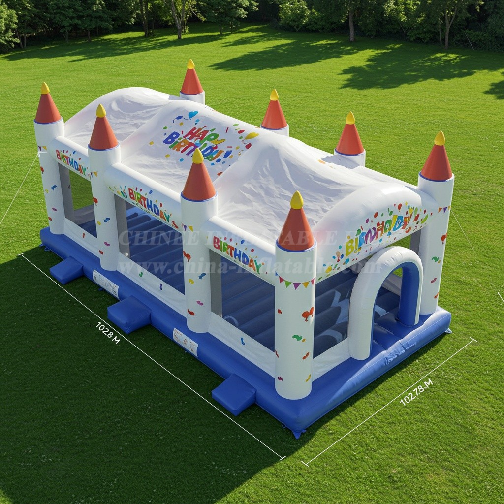 T2-8307 Birthdays Inflatable Castles