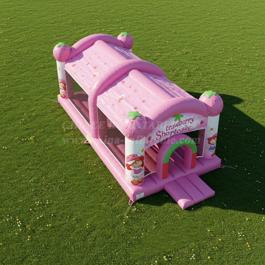 T2-8421 Strawberry Shortcake Inflatable Bouncer
