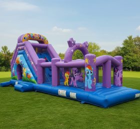 T8-8039 My Little Pony Inflatable Dry Slide