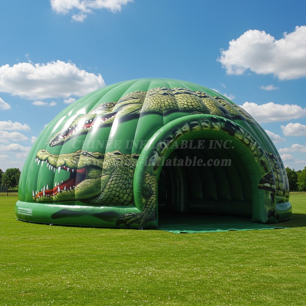 Tent1-4833 Crocodile Inflatable Dome