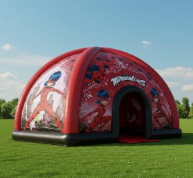 Tent1-4866 Miraculous Ladybug Inflatable Dome