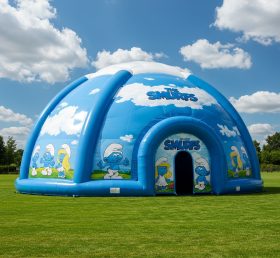 Tent1-4909 The Smurfs Inflatable Dome