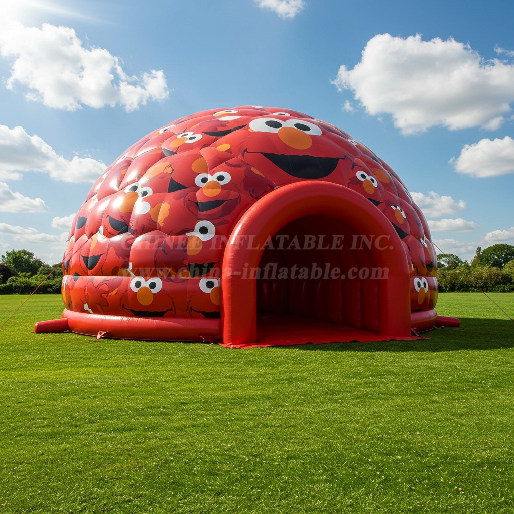 Tent1-4911 Tickle Me Elmo Inflatable Dome