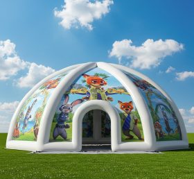 Tent1-4923 Zootopia Inflatable Dome