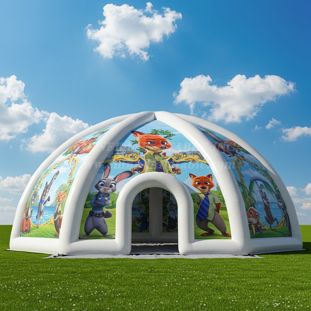 Tent1-4923 Zootopia Inflatable Dome