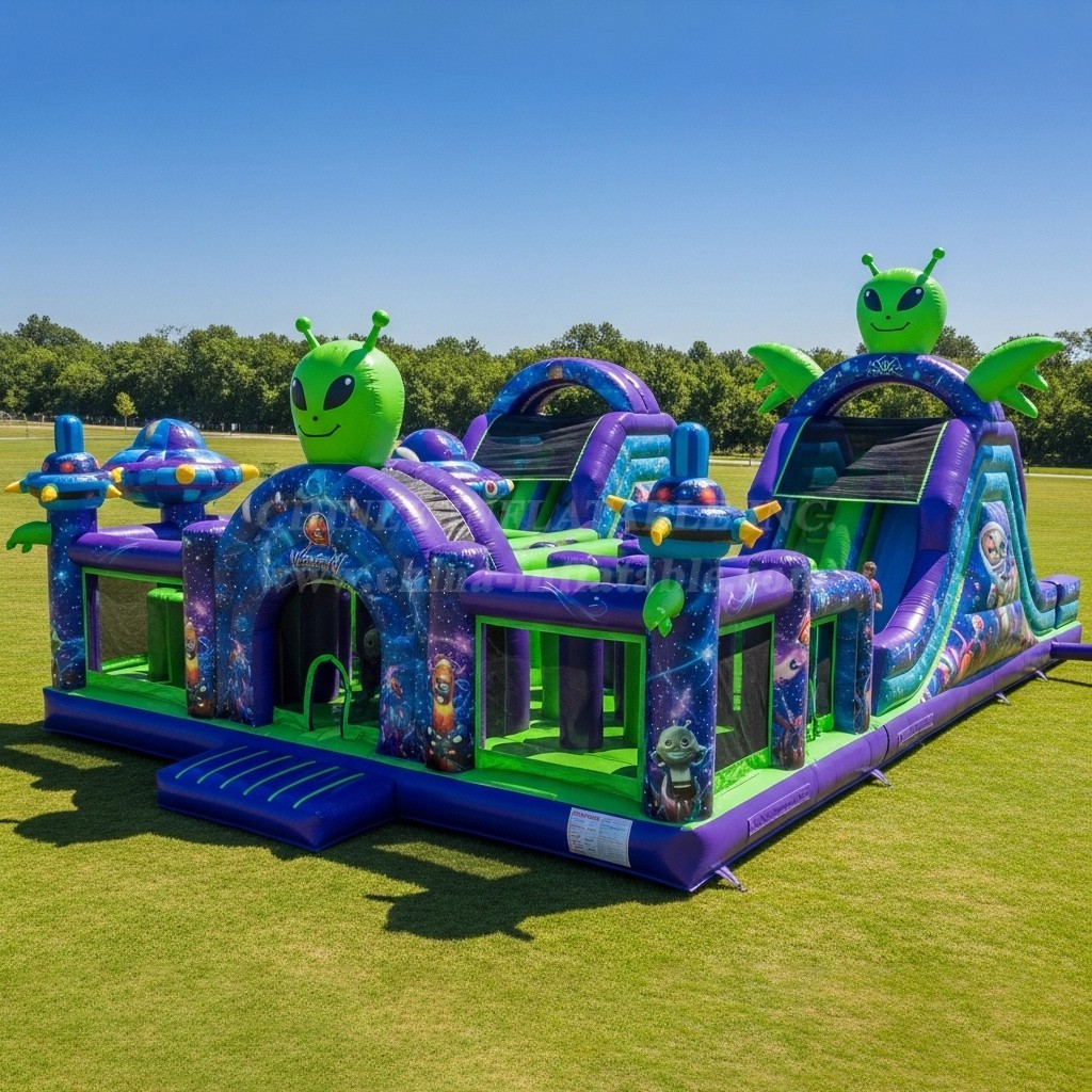 T6-6136 Alien Inflatable Playground