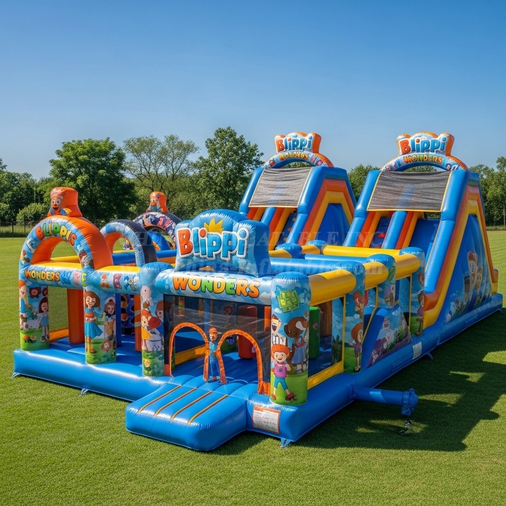 T6-6146 Blippi Wonders Inflatable Playground