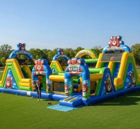 T6-6148 Boonie Bears Inflatable Playground